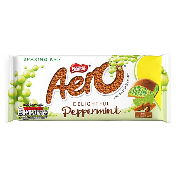 Aero Peppermint Mint Chocolate Sharing Bar 100g £1