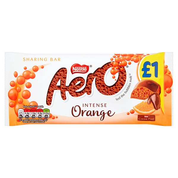 Aero Orange Chocolate Sharing Bar 100g £1