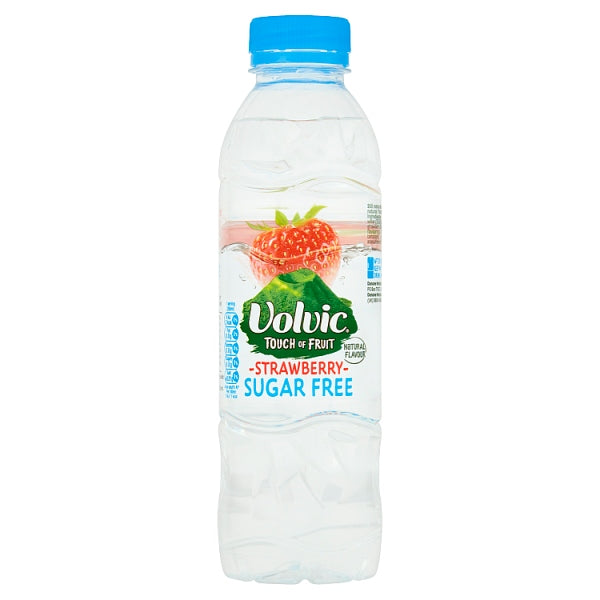 Volvic Touch of Fruit Sugar Free Strawberry Natural Flavoured Water 500ml