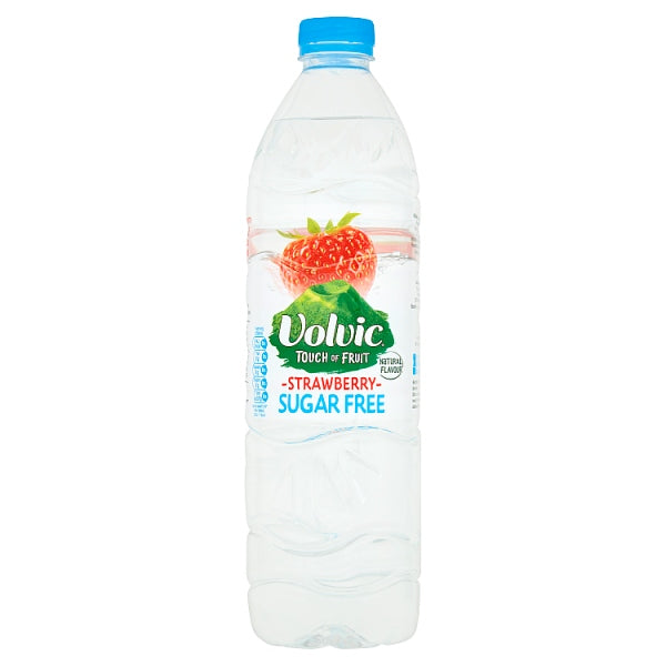 Volvic Touch of Fruit Sugar Free Strawberry Natural Flavoured Water 1.5L