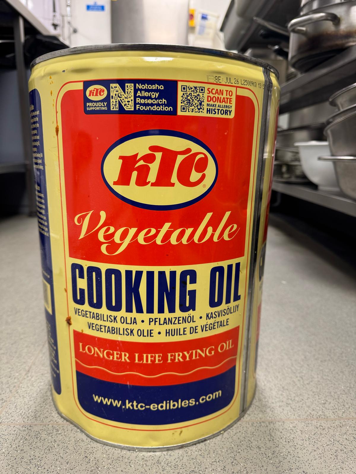 Vegetable Oil Can