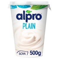 Alpro Plain Soya with Yogurt Cultures 500g