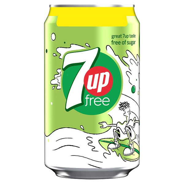 7Up Free Lemon and Lime 330ml